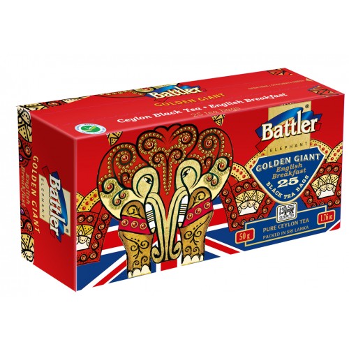 Battler English Breakfast 25 Tea Bags in Carton Box